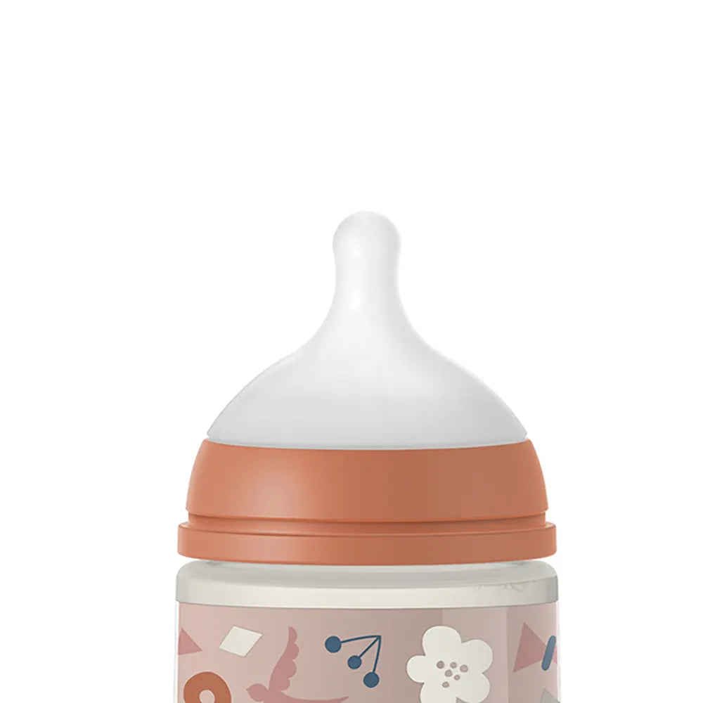 Suavinex Biberón Simétrico SX PRO Coral 6m+ - 360 ml