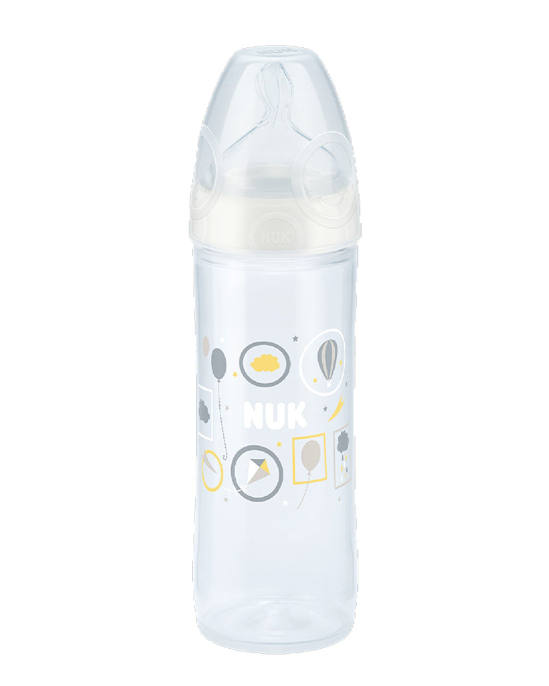 Biberon Classic Love NUK 6-18M - Beige