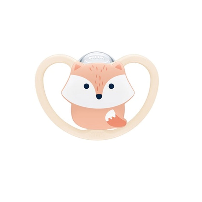 NUK Space Pacifier With Box 0-6M - Fox