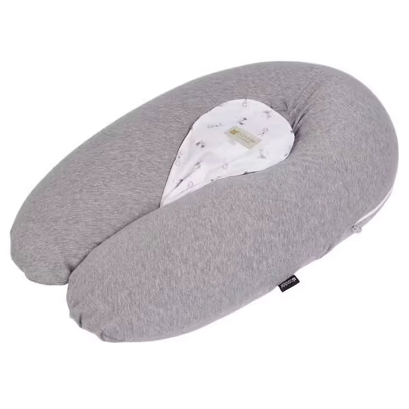 Multirelax 3-in-1 Nursing & Pregnancy Pillow - Heather Grey Rabbits