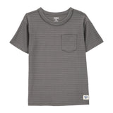 T-shirt à Manches Courtes & Poche OshKosh - Gris Foncé