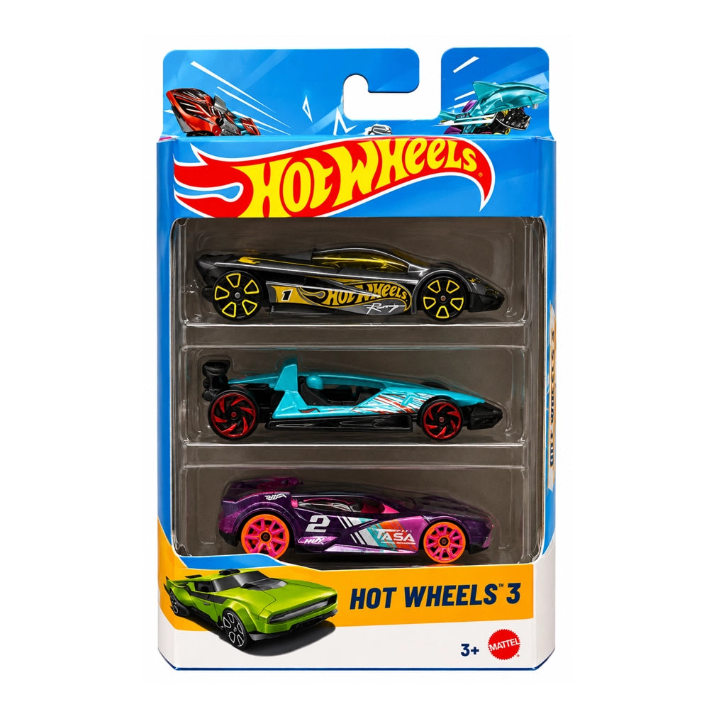 Mattel Hot Wheels Coffret 3 Véhicules Assortiment – 3A+
