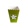 6 Happy Birthday Popcorn Boxes - Yellow