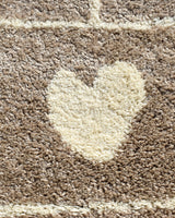 Tapis Carré Marelle 150x150 cm Un Amour de Tapis - Taupe
