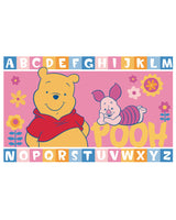 Tapis Rectangulaire Winnie Alphabet 50x80 cm Un Amour de Tapis - Rose