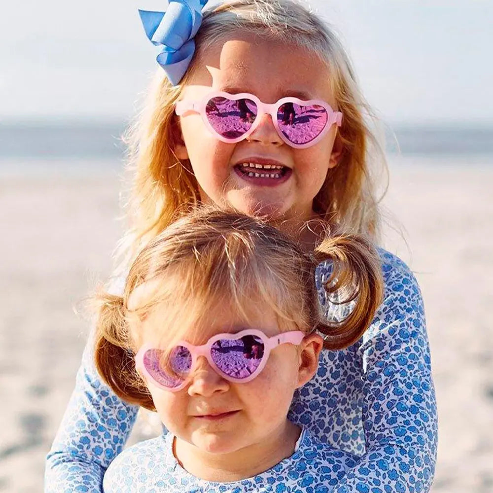 Babiators Lunettes de Soleil Cœur Polarisées 0-2 Ans - Frosted Pink