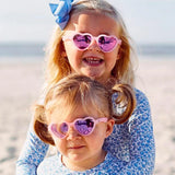 Babiators Lunettes de Soleil Cœur Polarisées 0-2 Ans - Frosted Pink