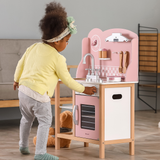 Viga Toys PolarB Cuisine avec Ustensiles 3A+ - Rose