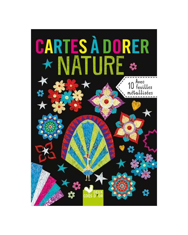 Tarjeta Dorada Naturaleza