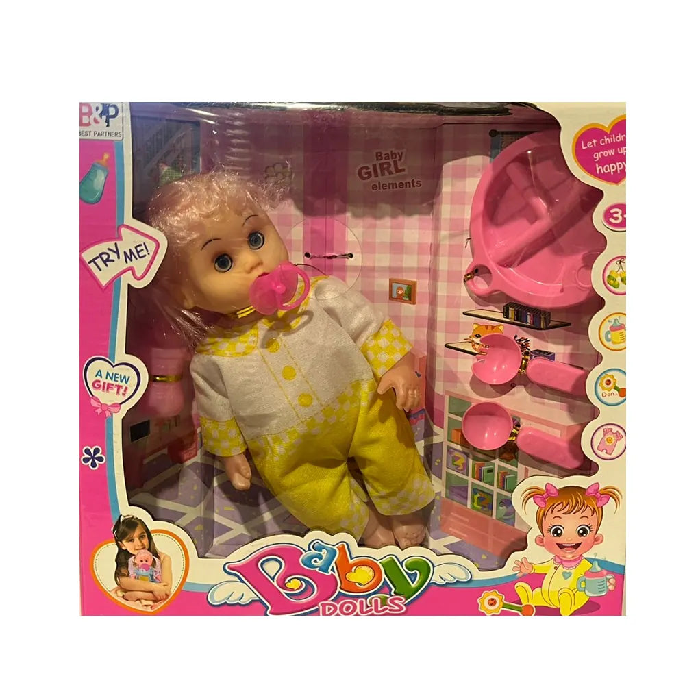 Poupée Baby Series avec Biberon Effets Sonores - 3A+