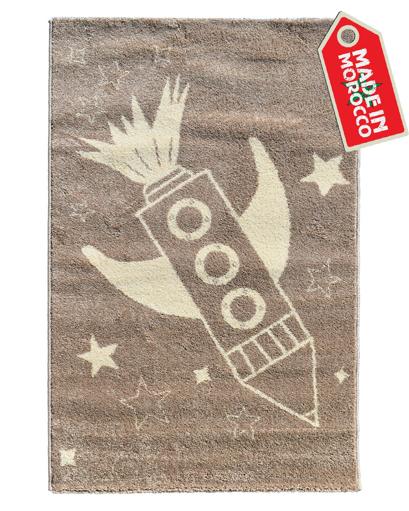 Tapis Fusée Taupe