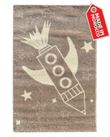 Tapis Fusée Taupe