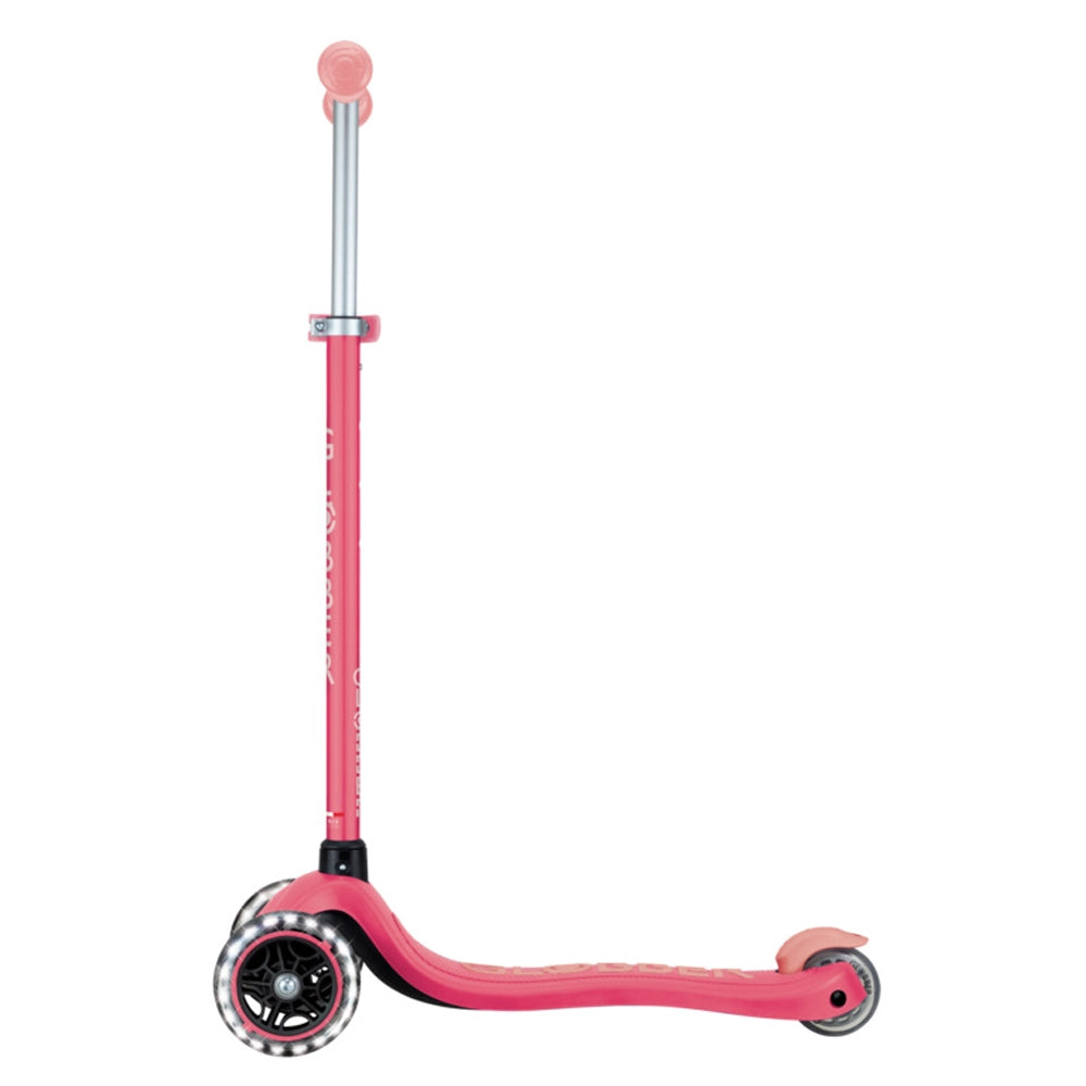 Globber Trottinette Primo Plus Lights Glow - Rose Corail