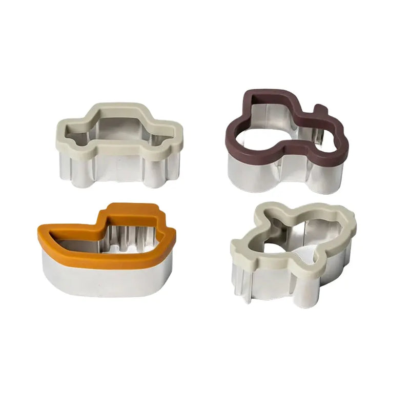 Citron Set of 4 Sandwich Cutters - Vehicles
