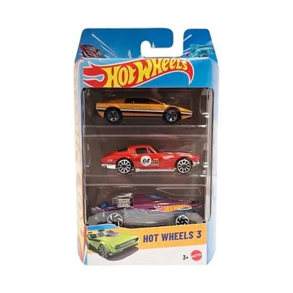 Mattel Hot Wheels Coffret 3 Véhicules Assortiment - 3A+
