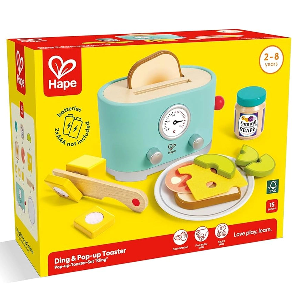 Hape Tostadora Pop-Up "Ding" 2-8A