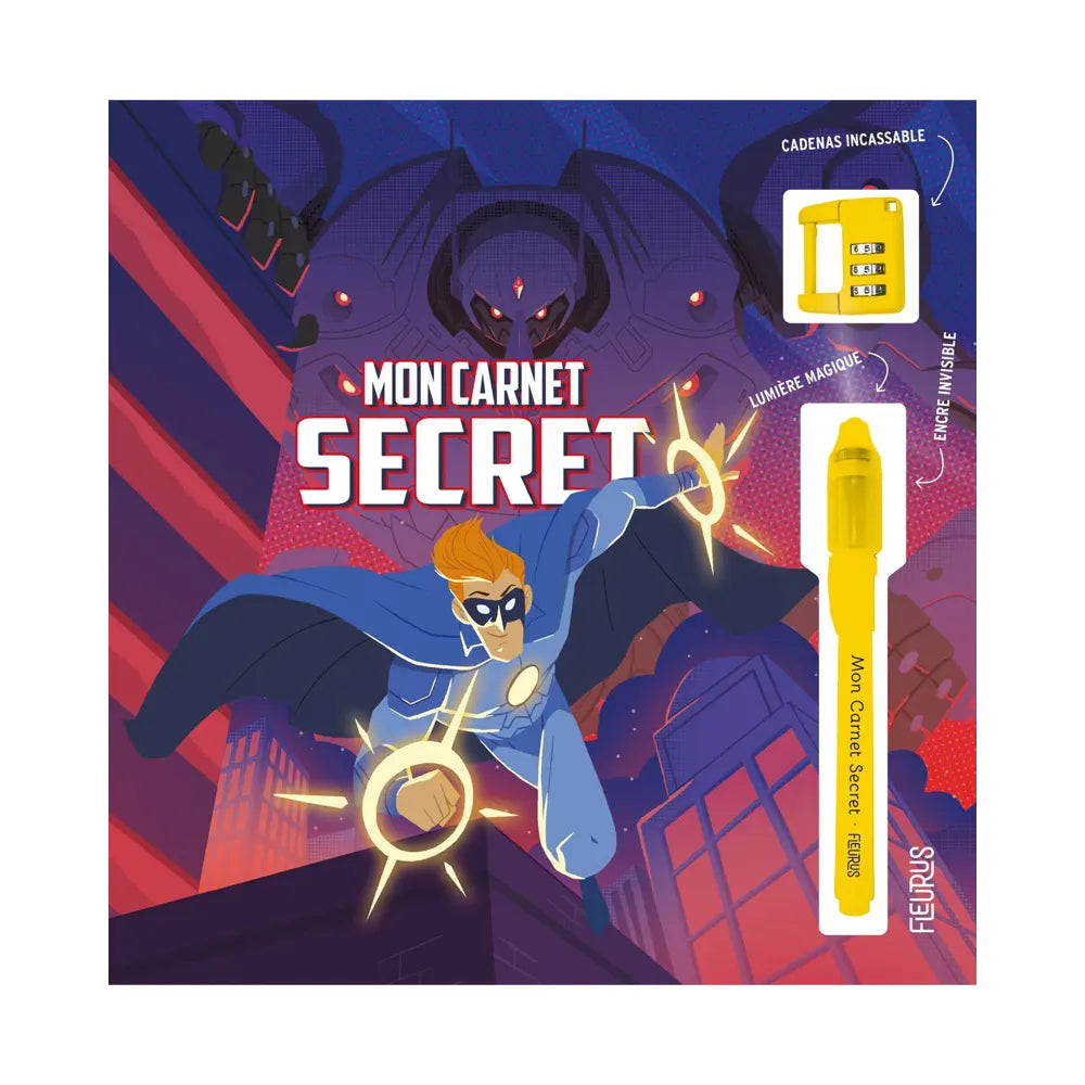 Fleurus My Secret Notebook - Superheroes