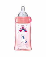 Dodie Biberon Anti-Colique Initiation+ 270ml (0-6m) - Rose Licorne