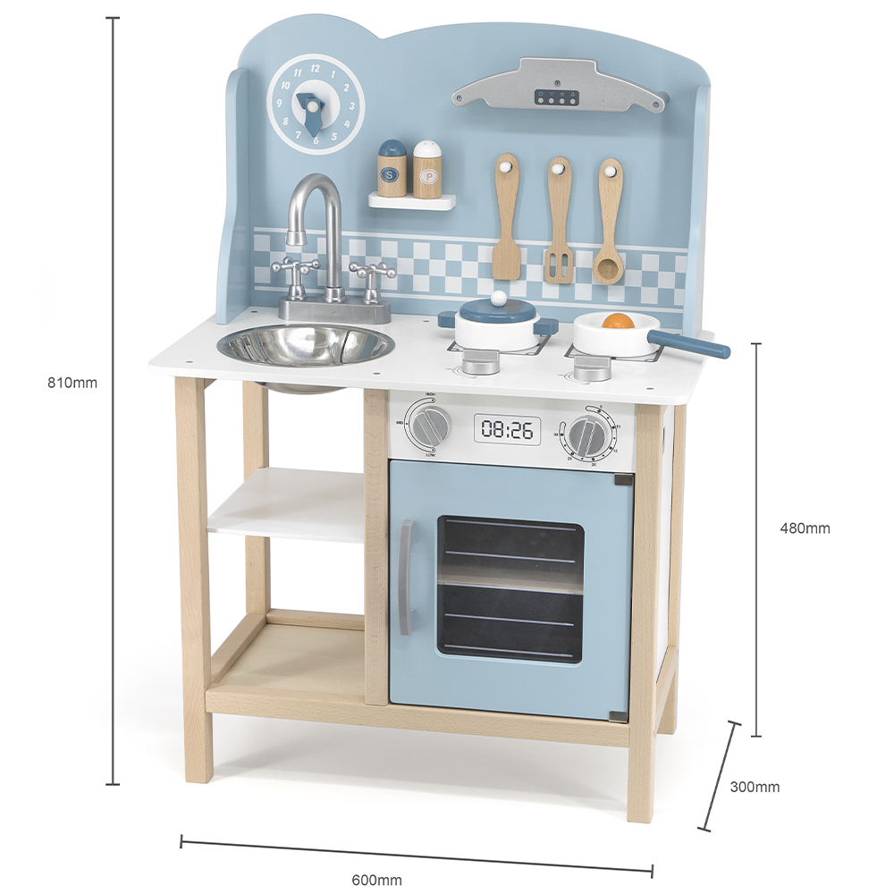 PolarB Cuisine avec Ustensiles 3A+ - Bleu