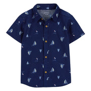 Chemise Boutonnée Carter's - Bleu