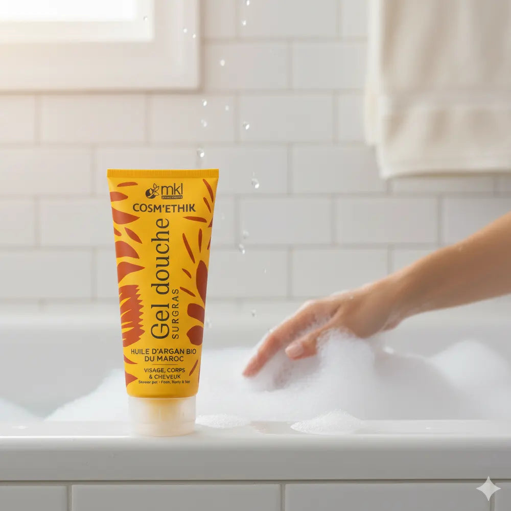 MKL Cosm'ethik Gel de Ducha con Aceite de Argán Orgánico de Marruecos – 200 ml