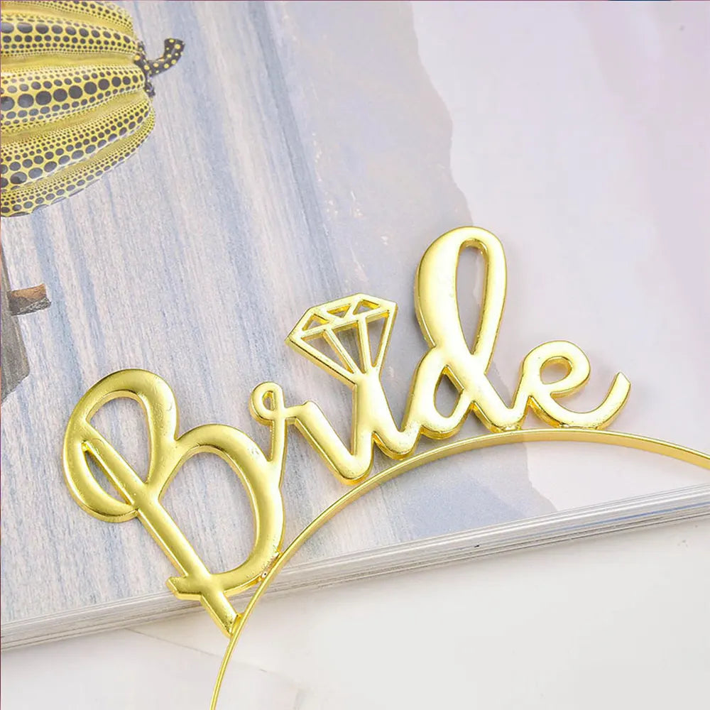 Bandeau de Mariée Doré – 1 Pièce
