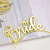 Bandeau de Mariée Doré – 1 Pièce