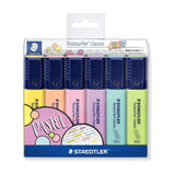 Staedtler 364 CWP6 Lote de 6 Resaltadores Textsurfer Classic Pastel