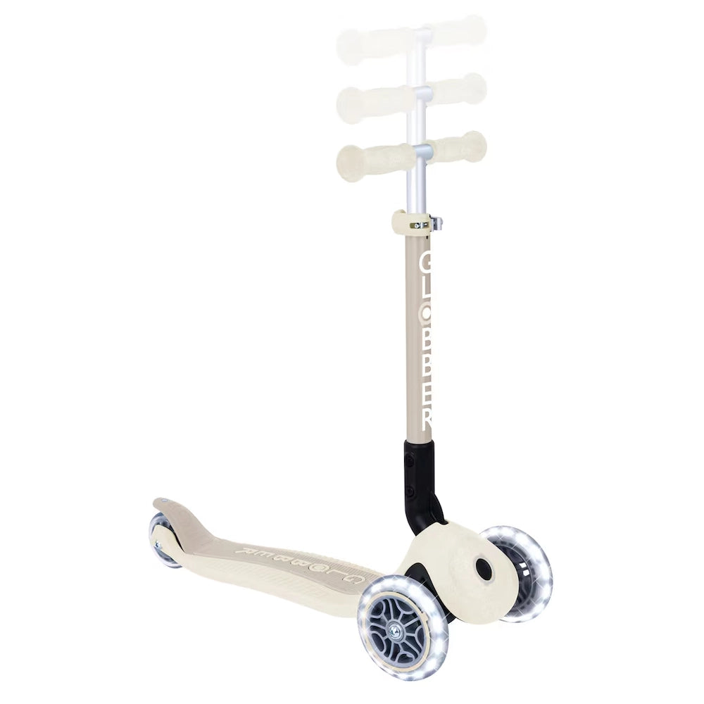 Globber Trottinette Junior Pliable Lights ECO - Sable