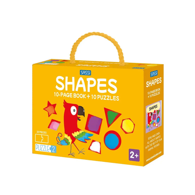 Sassi Puzzles 2 Multicolored Shapes - 2A+