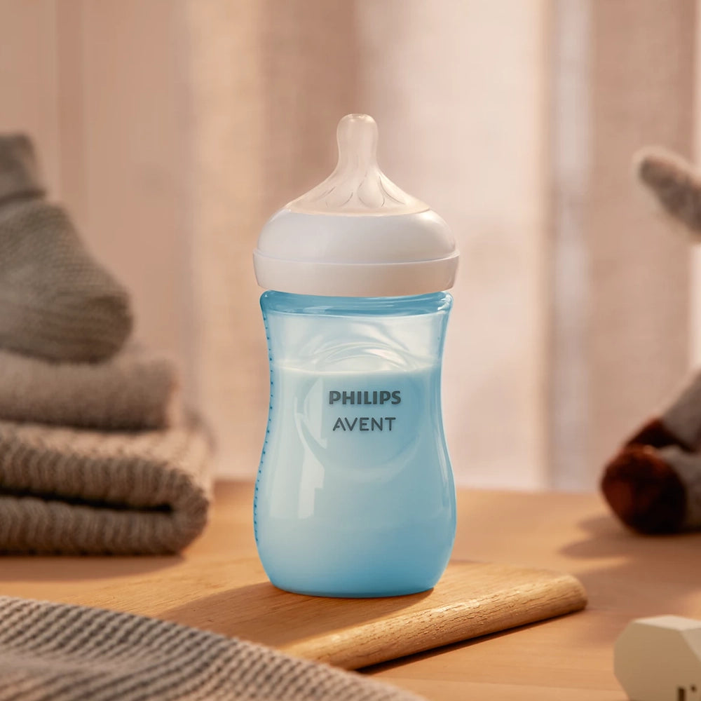 Philips Avent Biberon Réponse Naturelle Bleu - 260ml