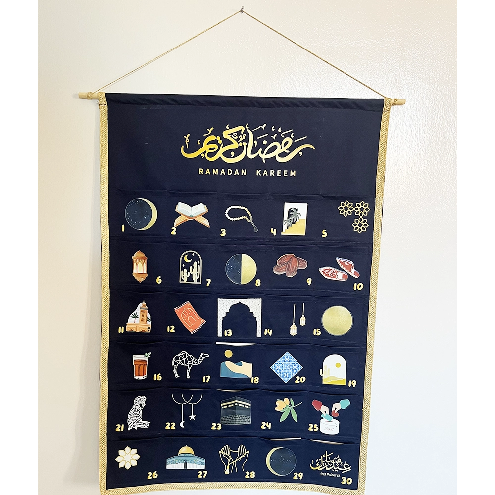 Calendrier de Ramadan Montessori - Bleu Nuit
