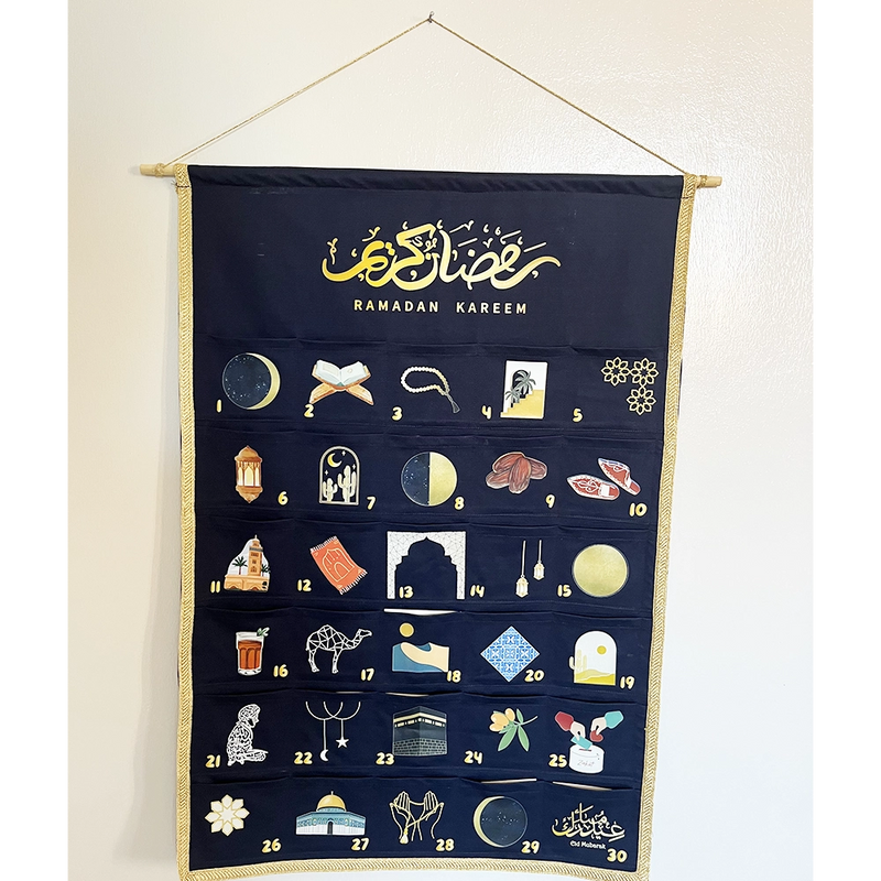 Montessori Ramadan Calendar - Midnight Blue