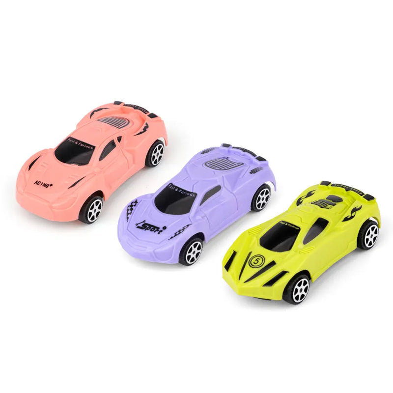 Lote de 3 Mini Coches Boomerang Racing Car – 3A+
