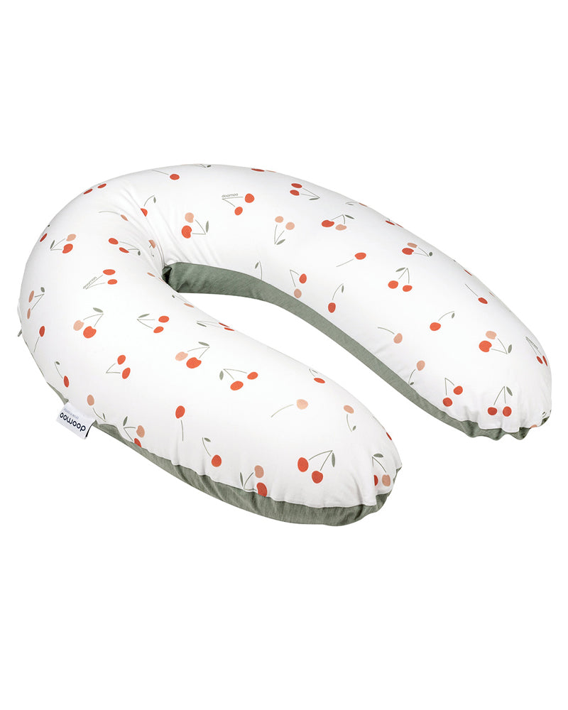 Coussin d'allaitement et maternité BUDDY Cherries Doomoo - Vert