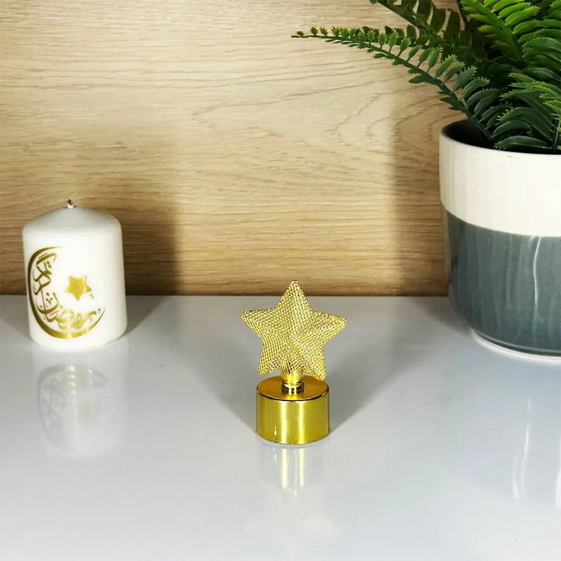 Mini Decorative Led Lantern - Golden Star