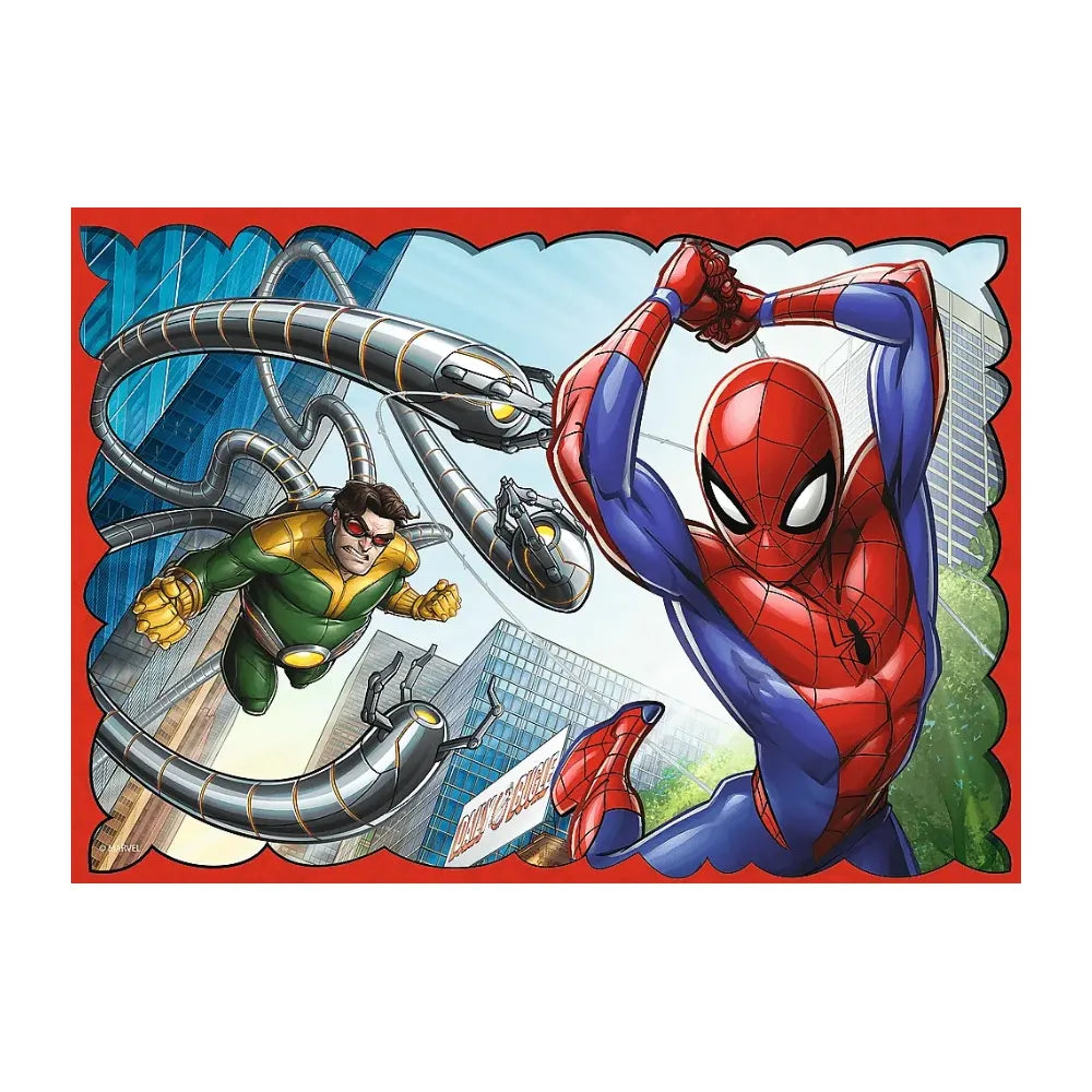 Trefl Puzzle 4en1 Spiderman le Héros – 4A+