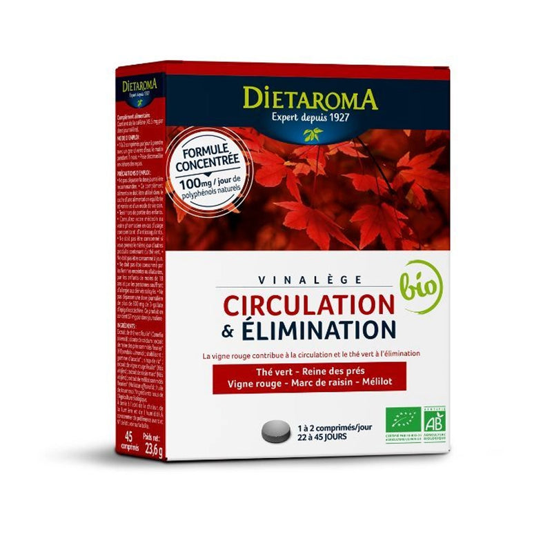 Dietaroma Vinalège Circulation & Elimination - 45 Tablets