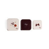 Citron Set of 3 Stackable Stainless Steel Lunch Boxes – Cool Kids