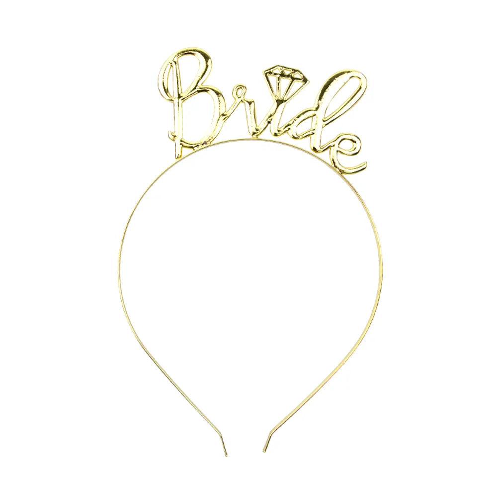 Bandeau de Mariée Doré – 1 Pièce