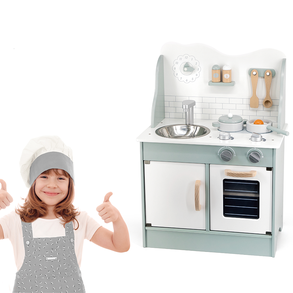 PolarB Cuisine avec Ustensiles 3A+ - Vert Pastel