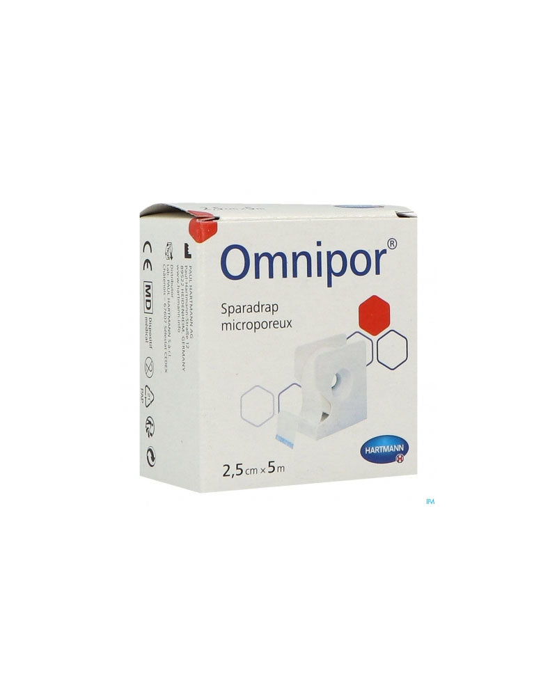 Hartmann Omnipor Sparadrap 2.5cm x5m Rouleau