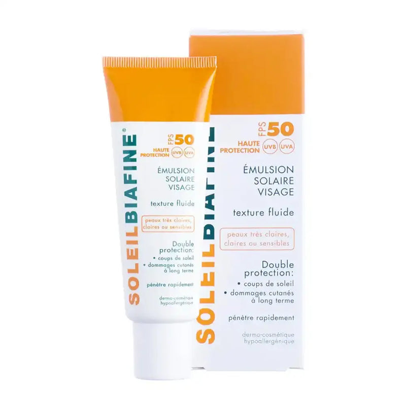 Soleil Biafine Emulsión Solar Rostro SPF 50 – 50ml
