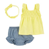 Ensemble de 3 Pièces Carter's - Jaune & Chambray