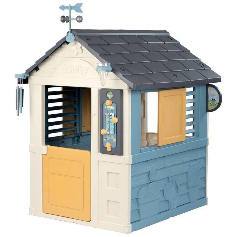 Smoby Casa 4 estaciones y estación meteorológica 2A+