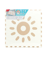 Sunta Tapis Puzzle Classic Météo 4 Pièces 10M+ - Beige & Blanc