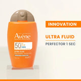 Avène Protección Solar Pieles Sensibles ULTRA FLUID Perfeccionador SPF50+ - 50ml