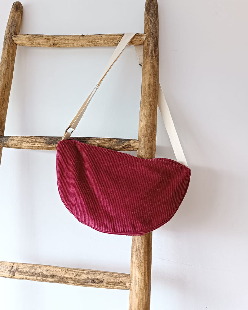 Baby Bulle Trendy Banana Bag - Burgundy