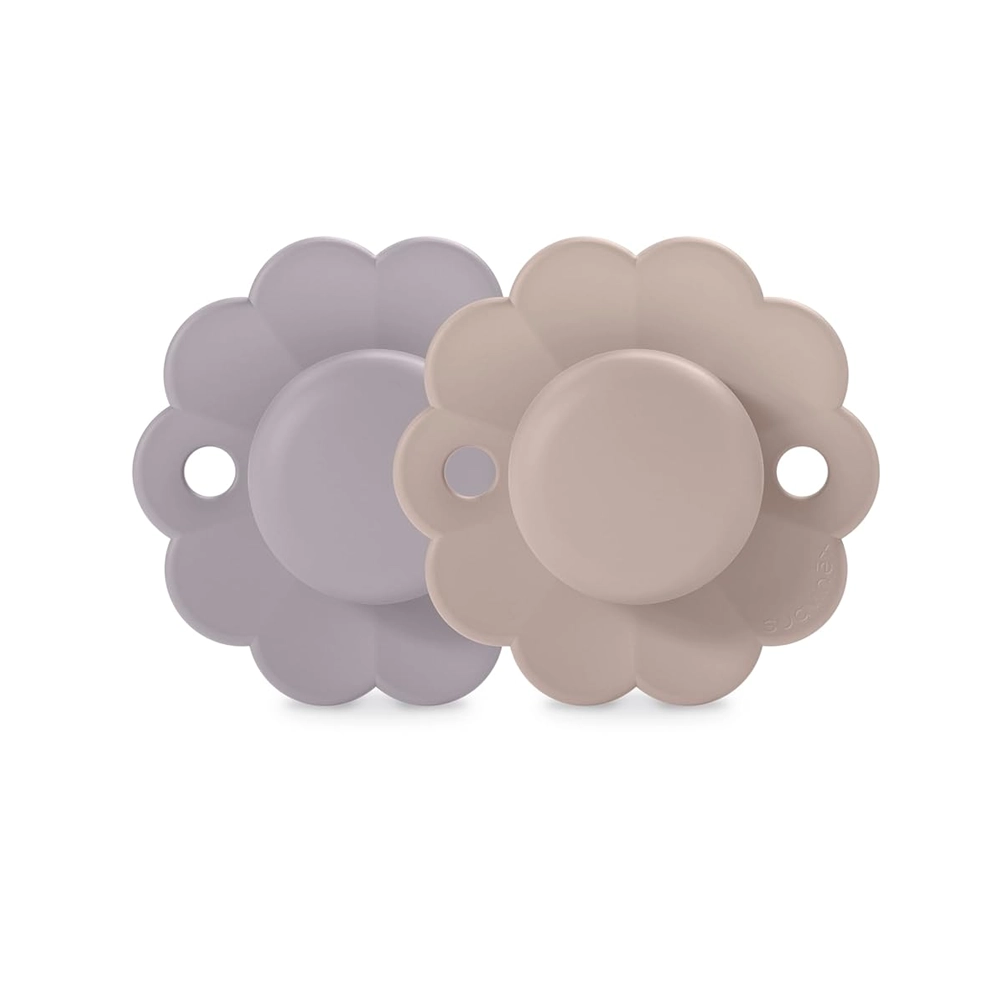 Suavinex Pack de 2 Sucettes Physiologique 6-18M - Lavender & Mauve 