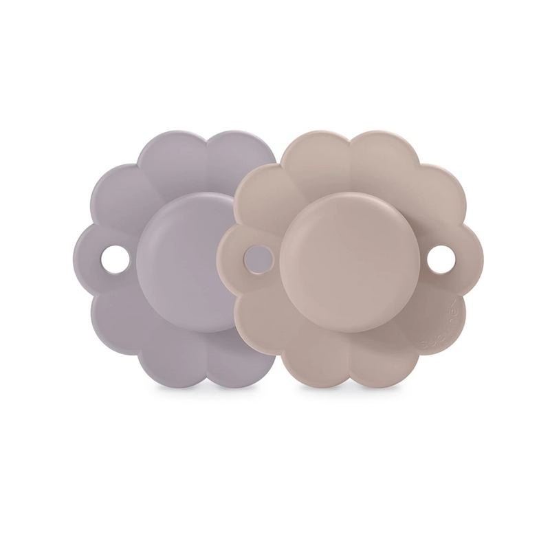 Suavinex Pack of 2 Physiological Pacifiers 6-18M - Lavender & Mauve